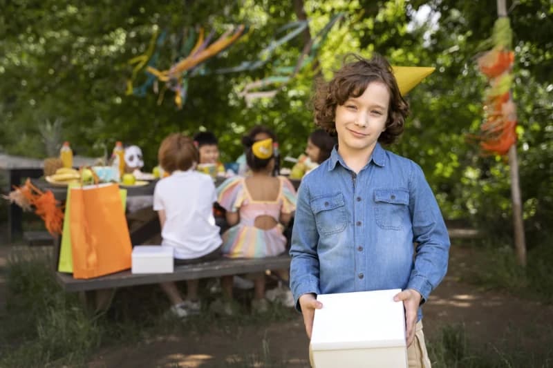 Kindergeburtstag auf der Farmica in Bale